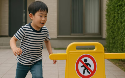 オープン外構で出来る子供の飛び出し防止策とは