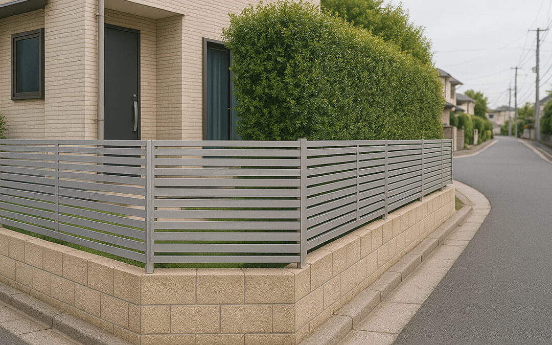 セミクローズ外構 角地での注意点