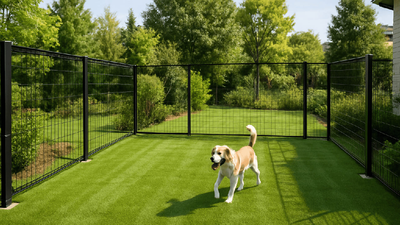 dogrun1 庭木・植栽