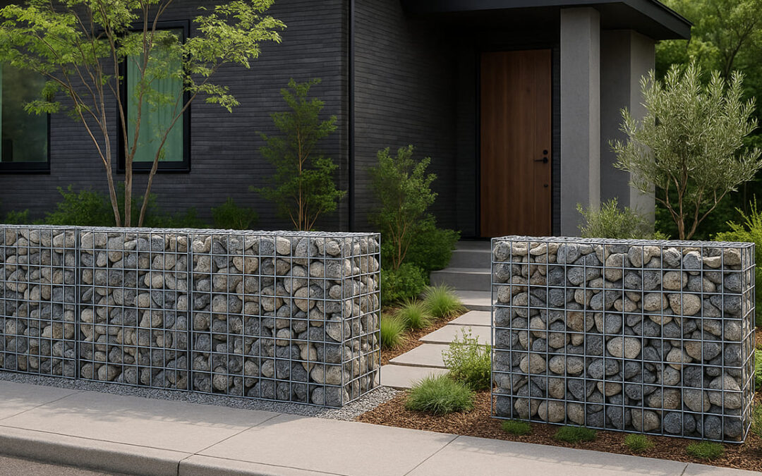 【外構 ガビオン】自然と調和するモダンなエクステリアデザインの新定番