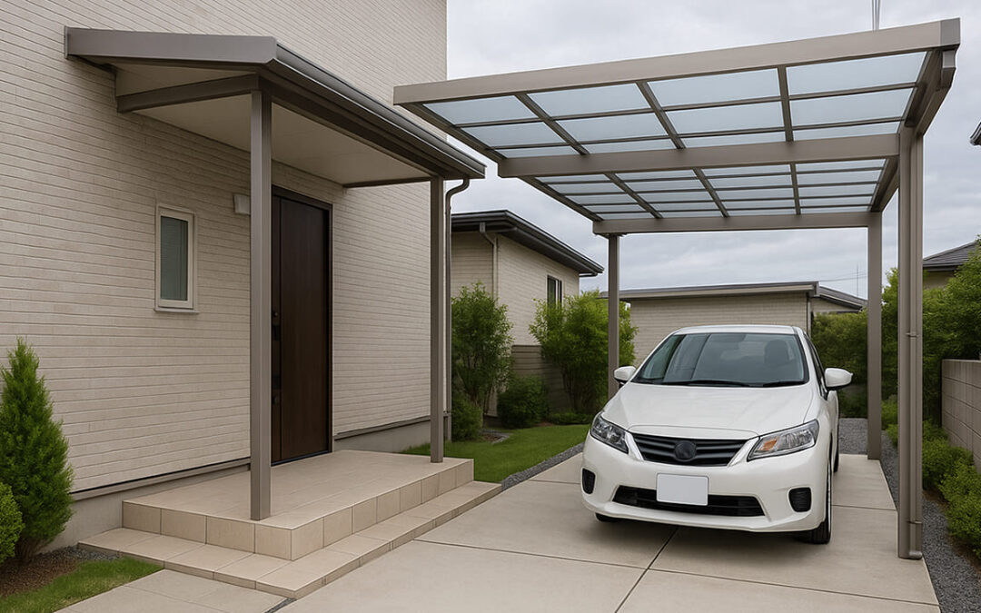 雨の日でも快適に過ごせる外構づくり｜濡れない工夫で暮らしが変わる