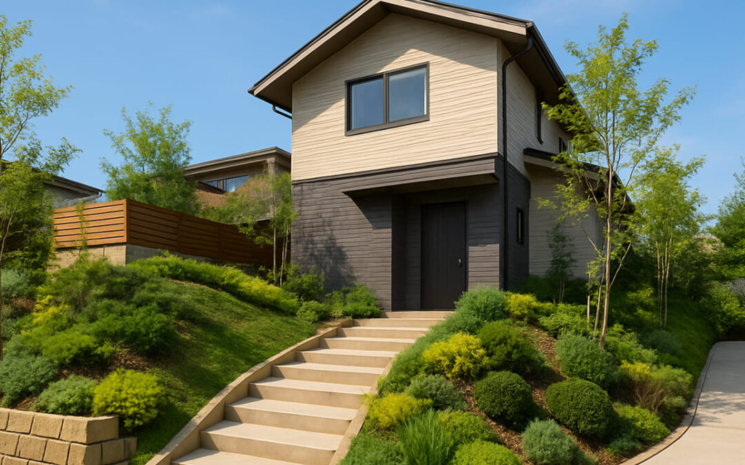 法面を活かした美しい外構づくり｜斜面の活用とポイント解説