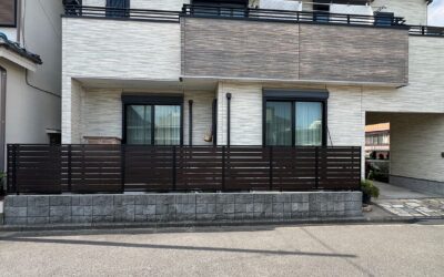 埼玉県川口市 目隠しフェンスをリフォーム
