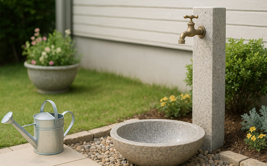 外構に立水栓を設置するメリットとおしゃれな活用法