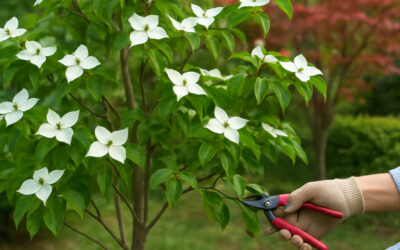 ヤマボウシ庭木剪定|自然で美しい樹形を保つための基本とコツ