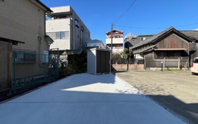 埼玉県越谷市 外構工事 砂利からコンクリート駐車場にリフォーム