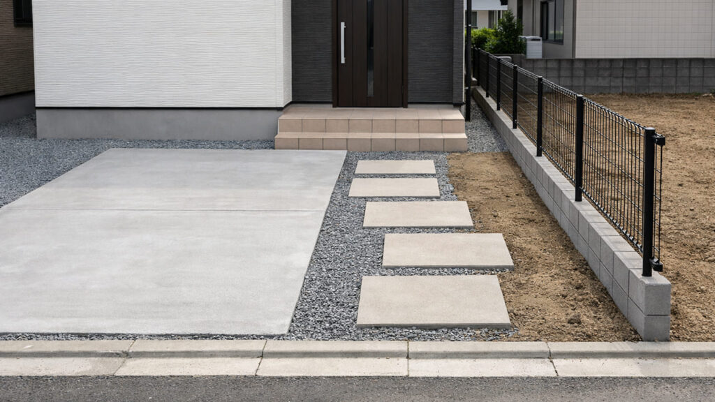 外構工事 費用100万でできる外構の内容