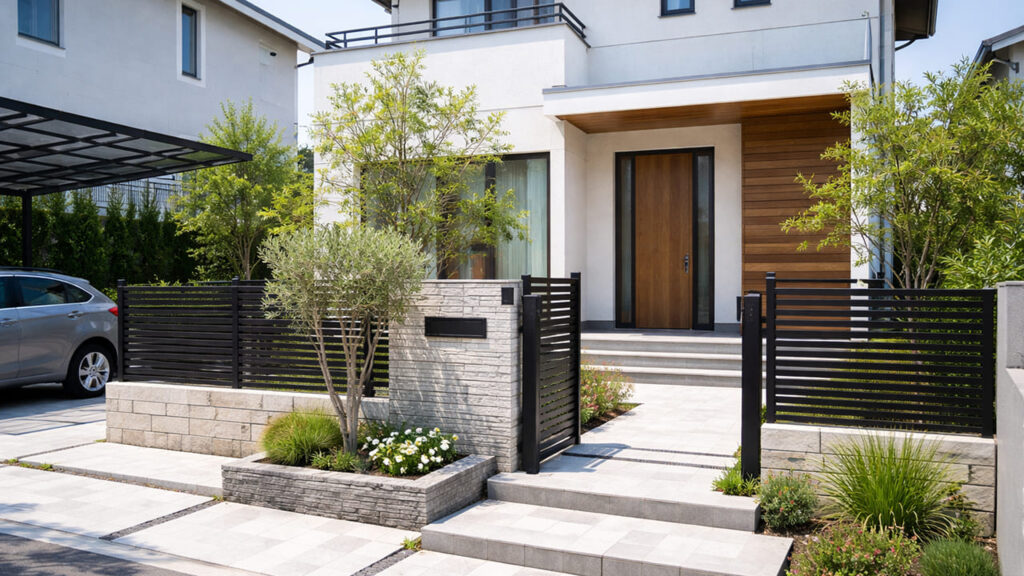 セミクローズ外構とは