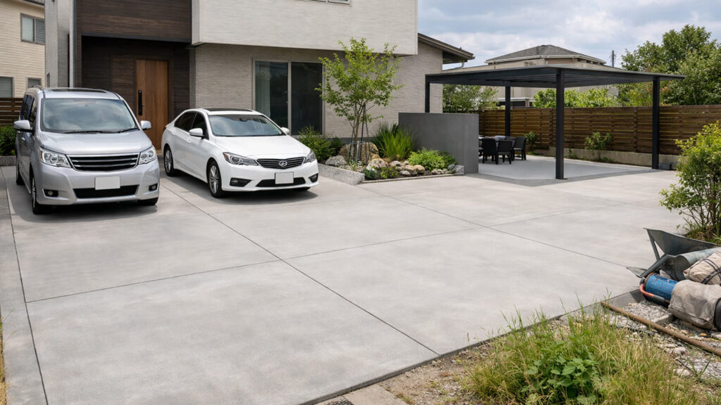 外構で全面コンクリートにするメリット・デメリットと費用をプロが解説