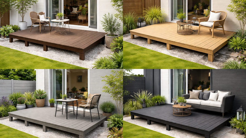 色は外壁と庭のバランスで決める