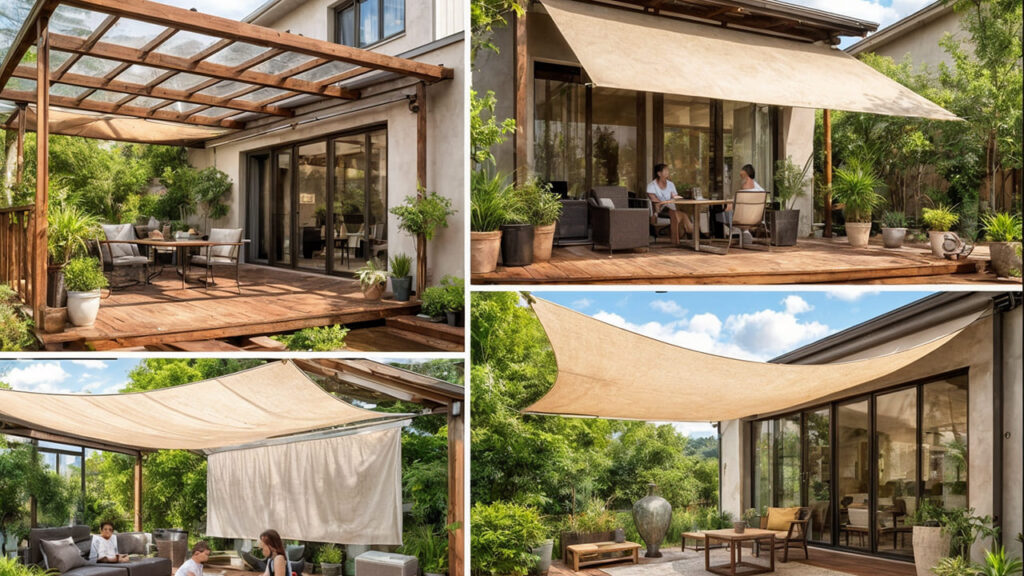 ウッドデッキ屋根ガイド｜後付け・屋根付き・DIY・タープ・シェード・日除けまで完全解説