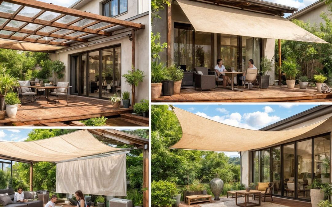 ウッドデッキ屋根ガイド｜後付け・屋根付き・DIY・タープ・シェード・日除けまで完全解説