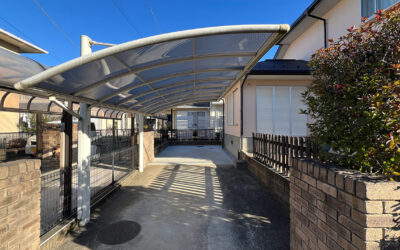 埼玉県加須市 庭木伐根+駐車場を2台用に拡張