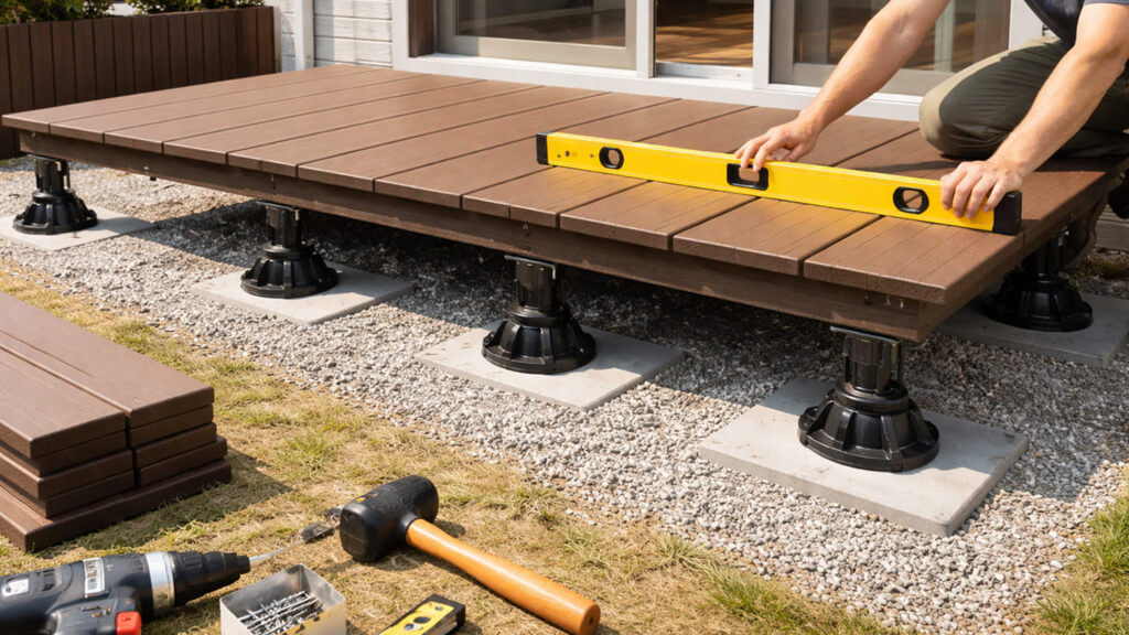 ウッドデッキの人工木はDIYできるのか