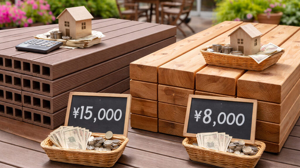 初期費用が安い天然木より高い場合がある