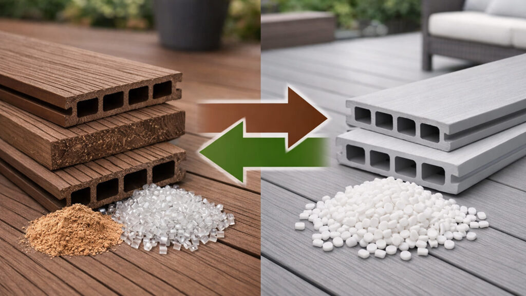 ウッドデッキ 人工木と樹脂デッキの関係性とは?