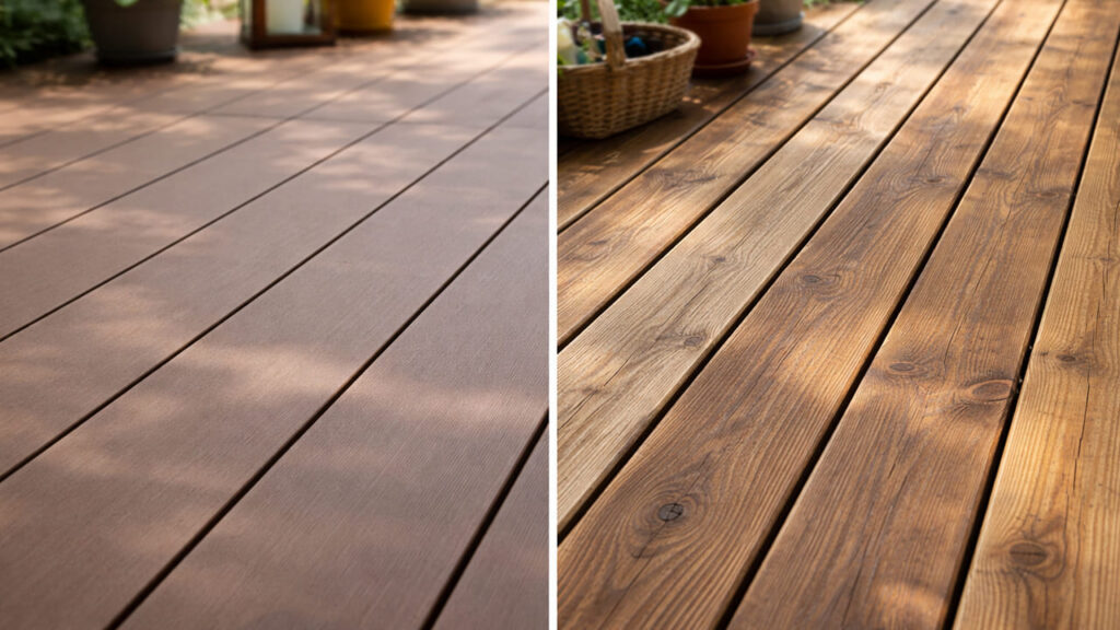 天然木に比べて風合いがやや均一で「木の味」が少ない