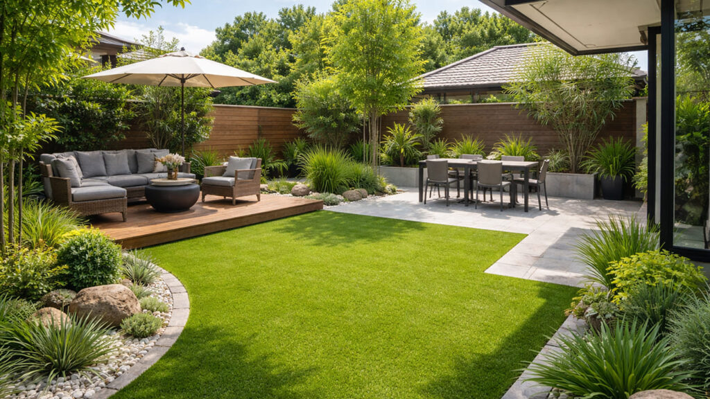 人工芝の庭はおしゃれにできる？