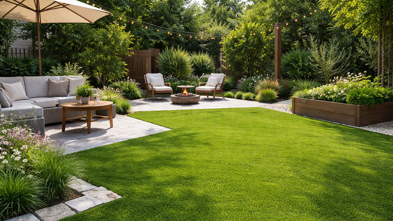 人工芝の庭はおしゃれにできる？人工芝の庭のメリット・デメリットと費用・値段を徹底解説