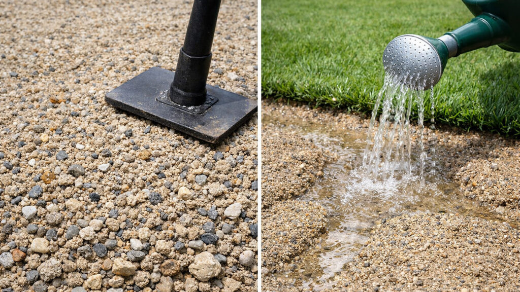 水はけが良く、固まりやすい