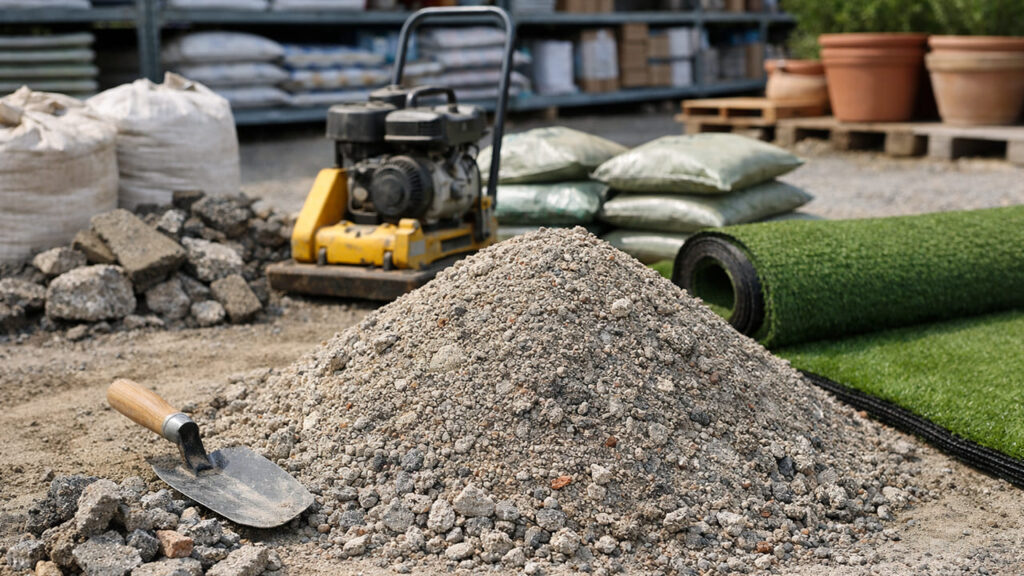 人工芝下地に再生砂を使う場合の考え方