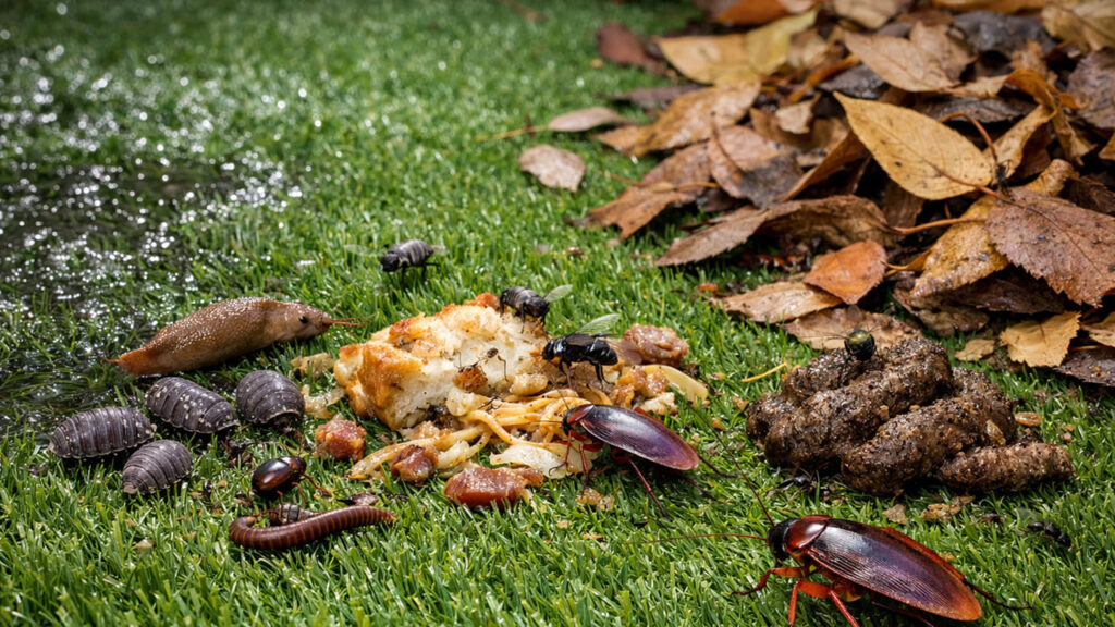 湿気とエサの放置