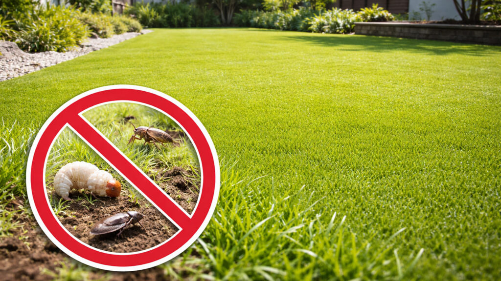 人工芝メリット⑨：害虫の発生リスクを抑えられる