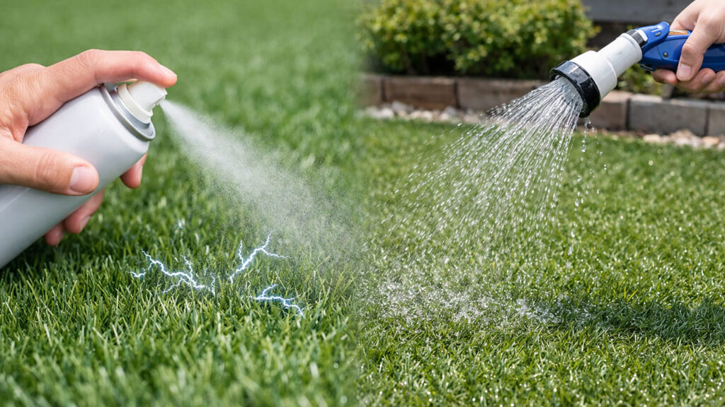 おすすめ対策：静電気防止剤や散水