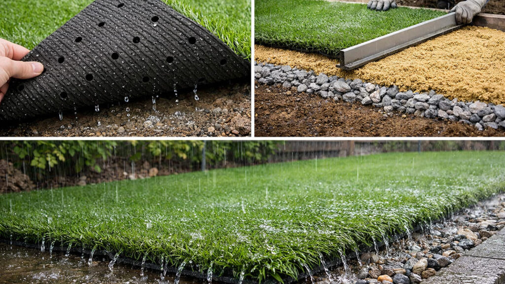 おすすめ対策：透水穴のある製品と適切な路盤工