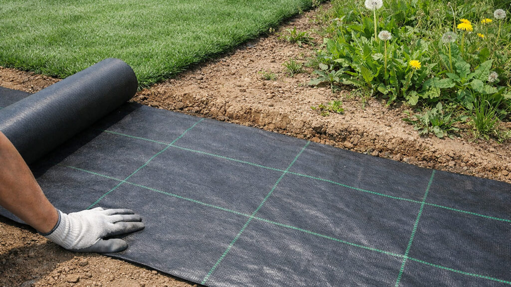 人工芝メリット④：強力な雑草対策になる