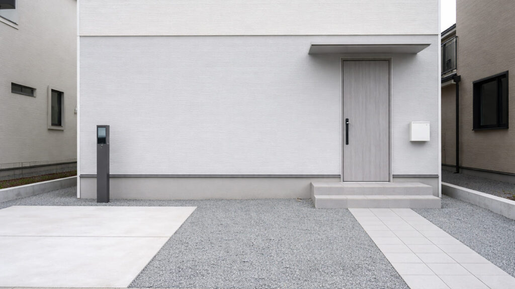 外構をおしゃれでシンプルにする際の失敗例 ① ただの「殺風景」になってしまう