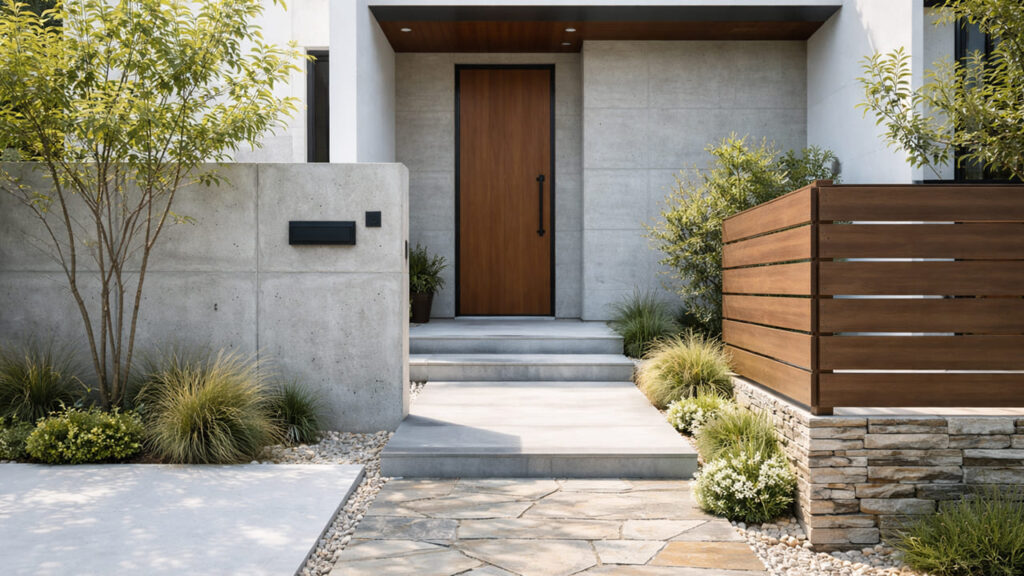 素材の質感で魅せる