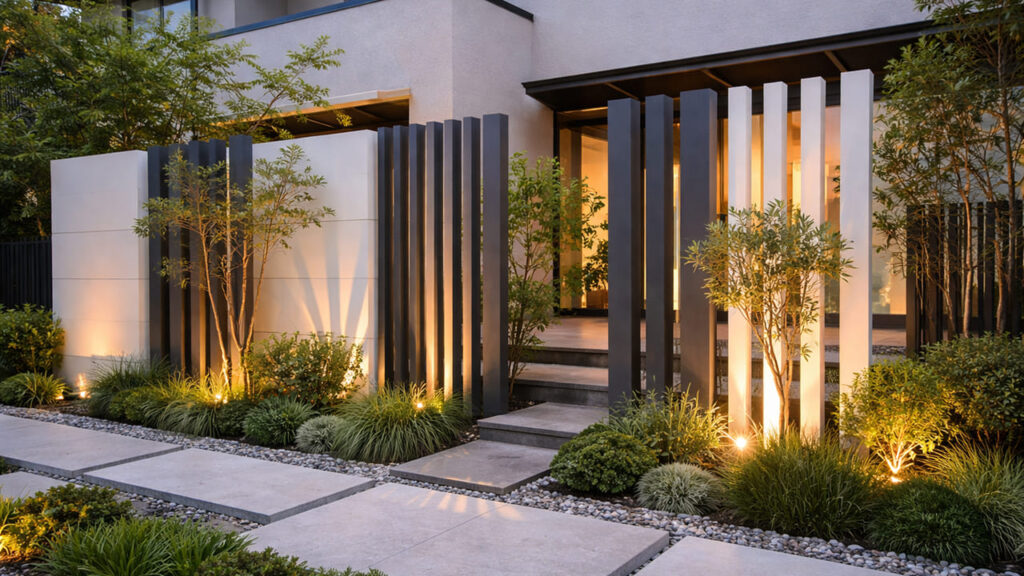 目隠し壁は「抜け感」を意識する②目隠し壁は「抜け感」を意識する