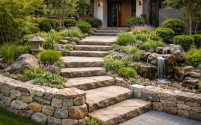 外構をおしゃれに石で彩るプロの技|外構の石積みをおしゃれに魅せるポイントと造園用石材で外構を石でおしゃれに仕上げる秘訣