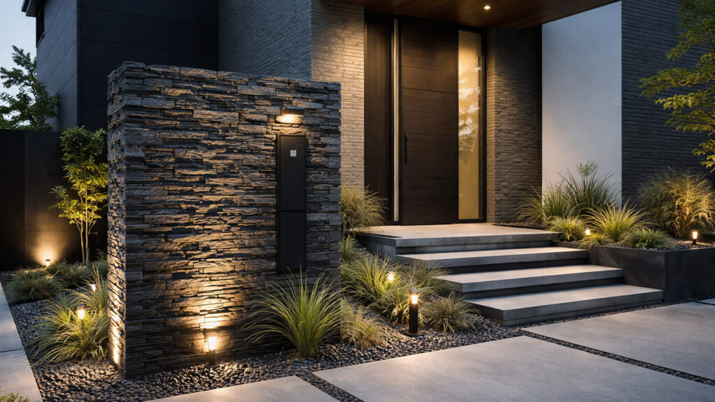 スタイル別:石材の選び方とコーディネート モダン・スタイリッシュ