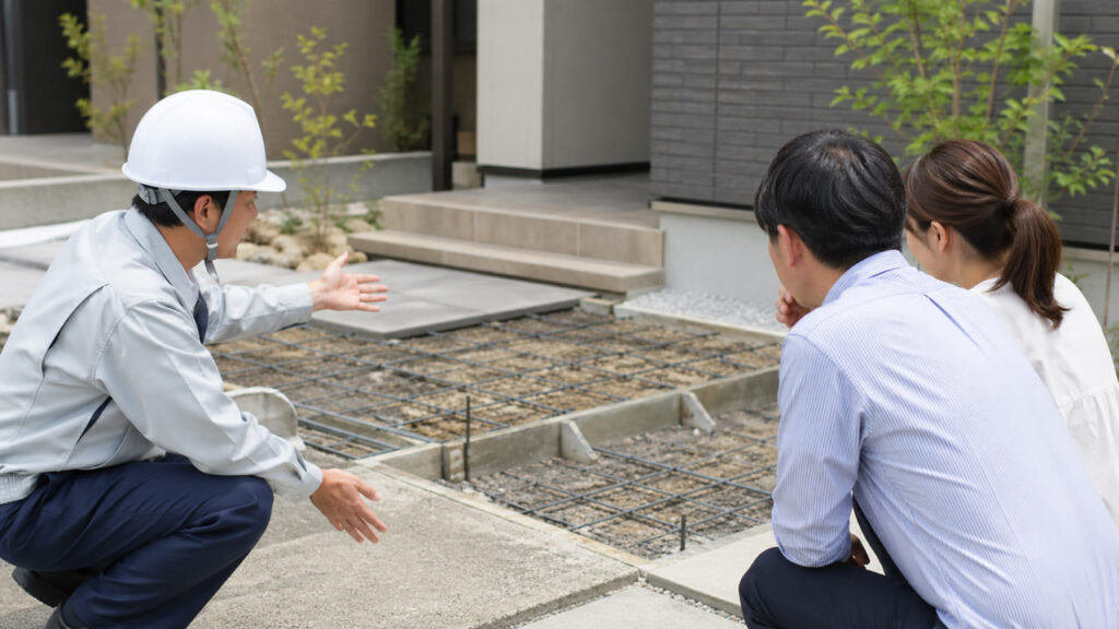 信頼できる外構会社を選ぶコツ 下地工事の説明がある