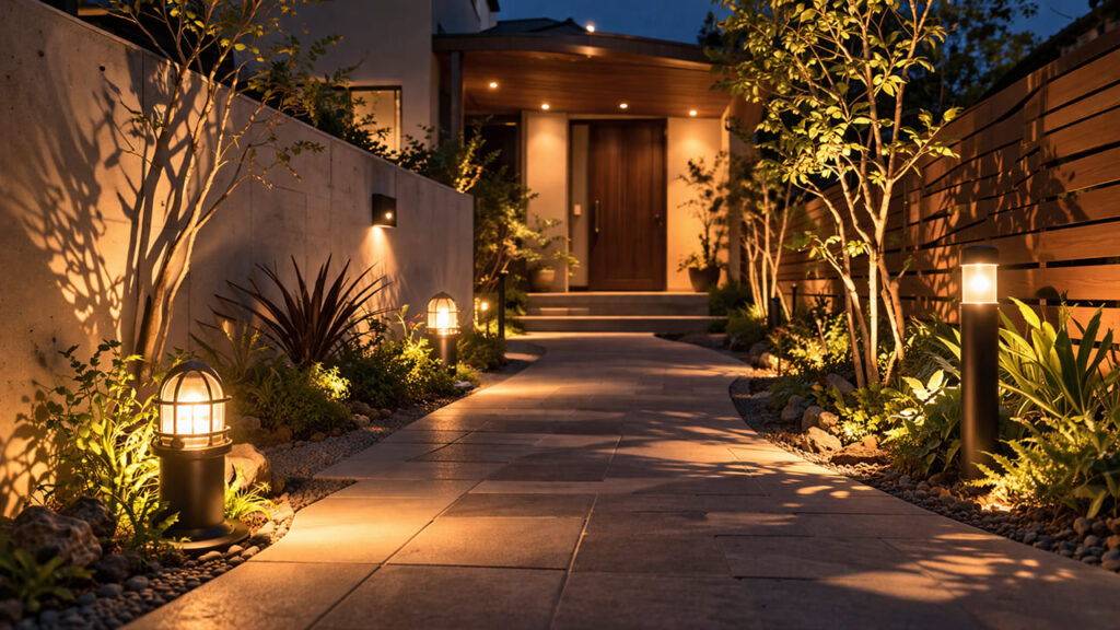 グレアレス（眩しすぎない）な足元灯