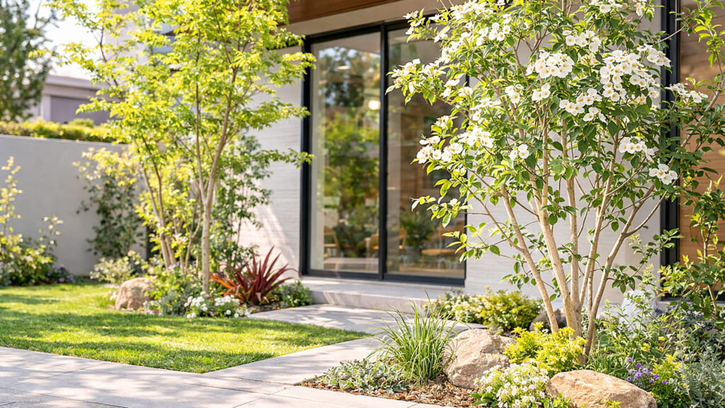 低メンテナンスな庭木の選定 常緑ヤマボウシ