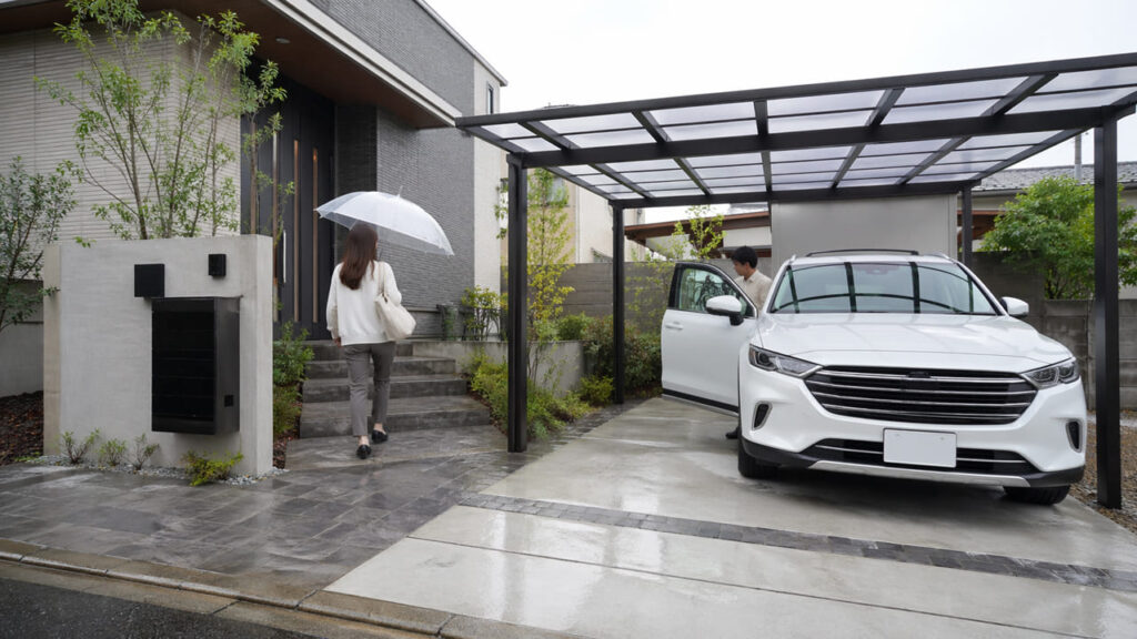 外構のおしゃれな駐車場が人気の理由とは　毎日の使いやすさが向上する