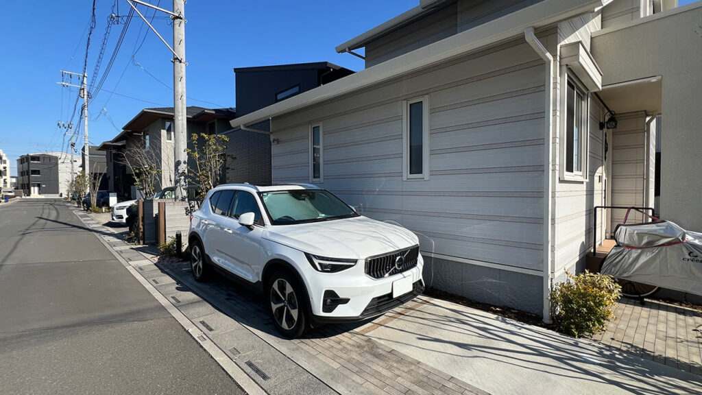 埼玉県さいたま市緑区 カーポートSCを確認申請不要のサイズで施工