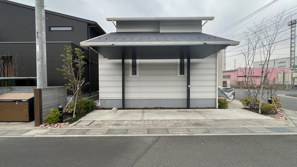 埼玉県さいたま市緑区 カーポートSCを確認申請不要のサイズで施工
