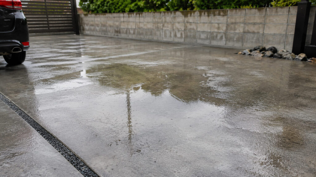 水たまり問題