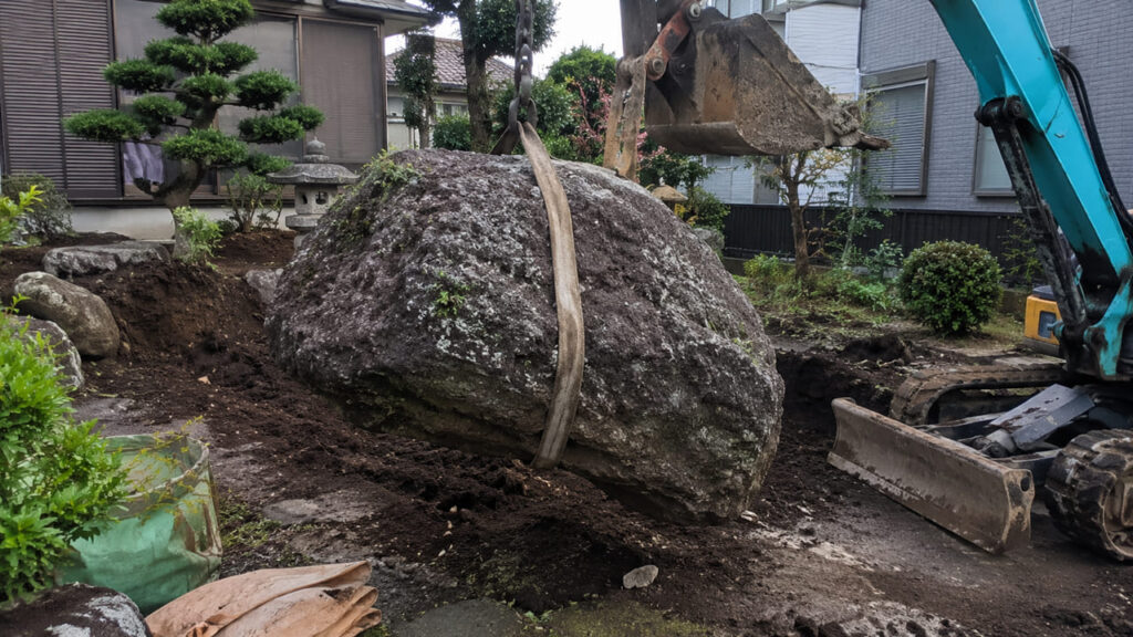 浅間石の処分は簡単ではない