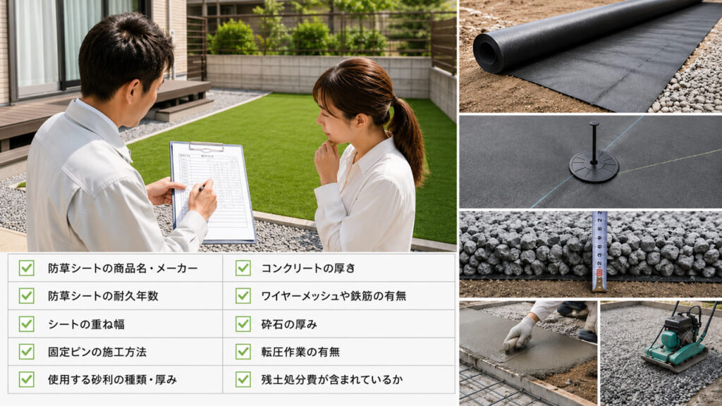 見積書で確認したいポイント