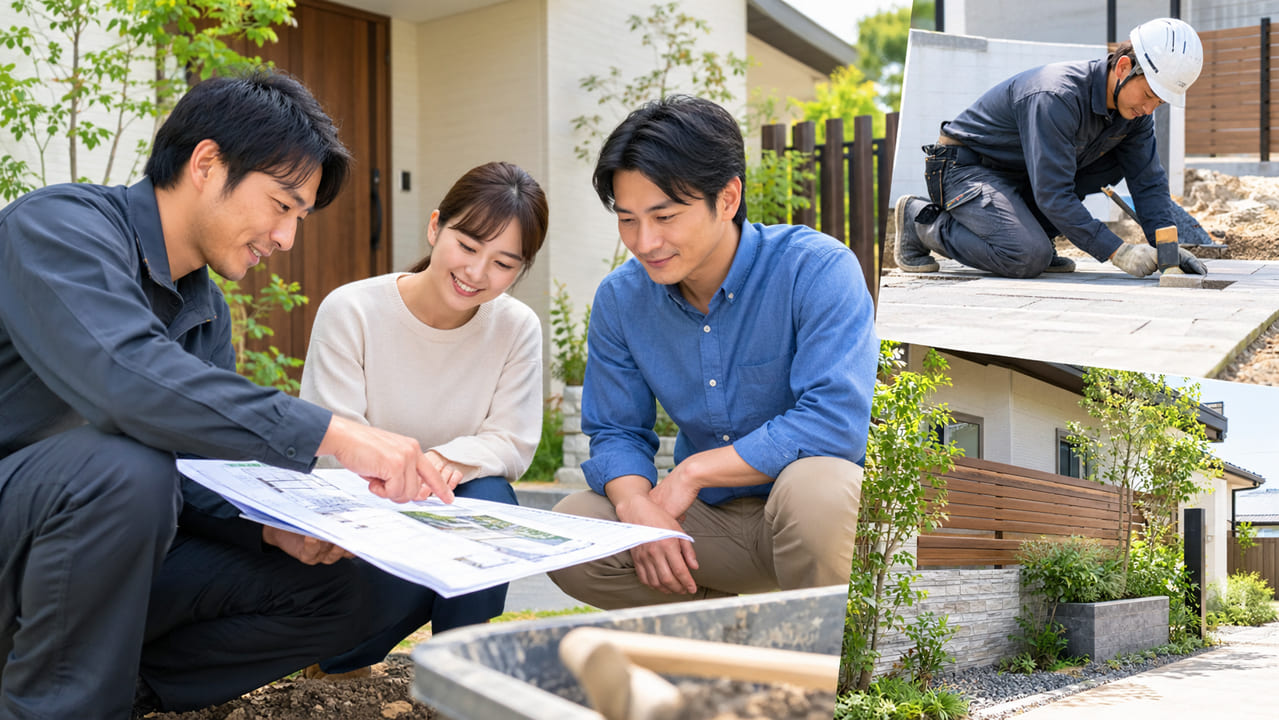 自社施工を強みにした外構工事